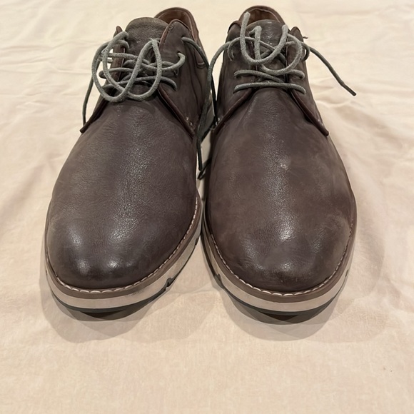 Lightly worn Hush Puppies Dark Grey Dress Shoe. Size 13. Classic with Comfort. - Picture 2 of 13